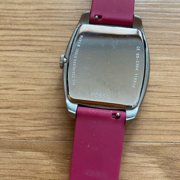 Fossil Watch Hope with Etched Dove and Flower - Picture 5 of 6